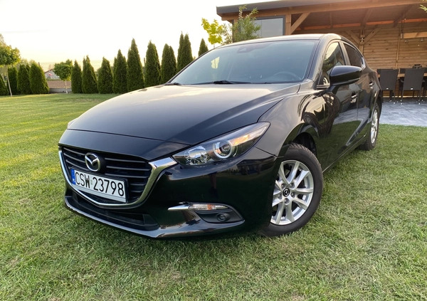 Mazda 3 cena 63900 przebieg: 93900, rok produkcji 2018 z Golczewo małe 742